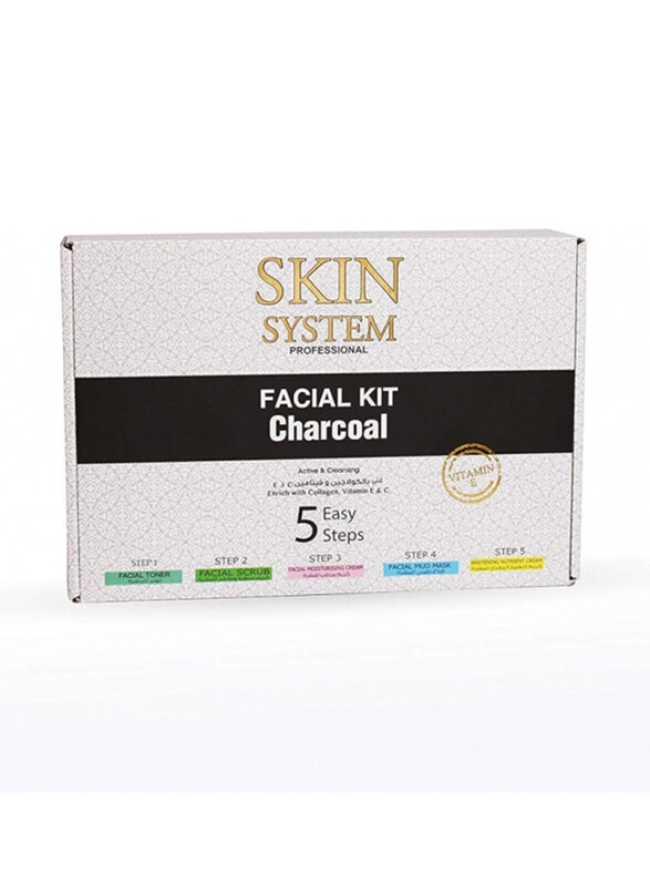

Skin System 5 Easy Step Charcoal Facial Kit, 1 Piece