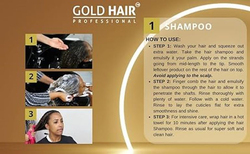 Gold Hair Professional Step 1 Shampoo, 500ml