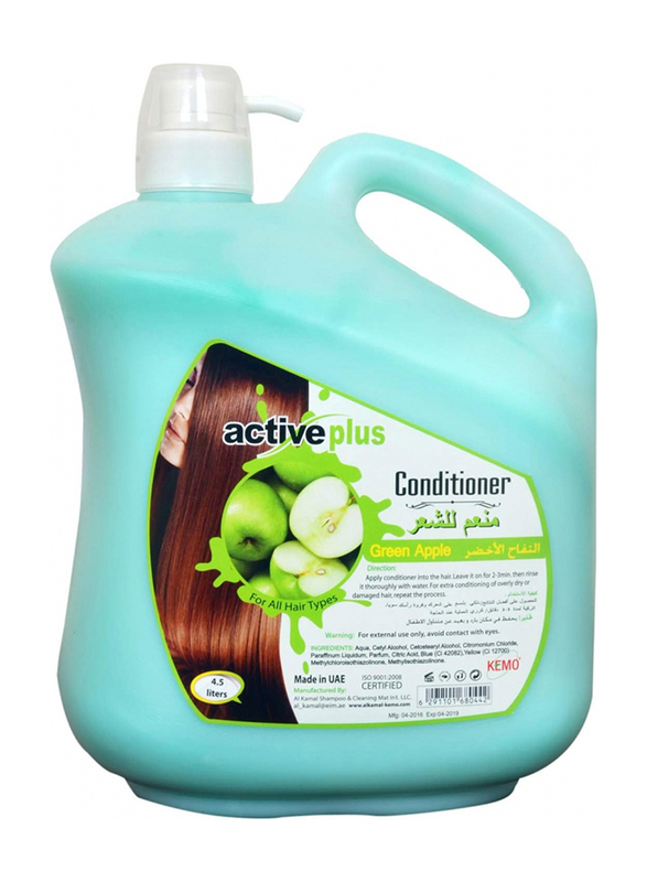 Active Plus Green Apple Conditioner for Damaged Hair, 4.5 Liter