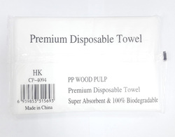 Elite Premium Super Absorbent Disposable Bath Towel, White