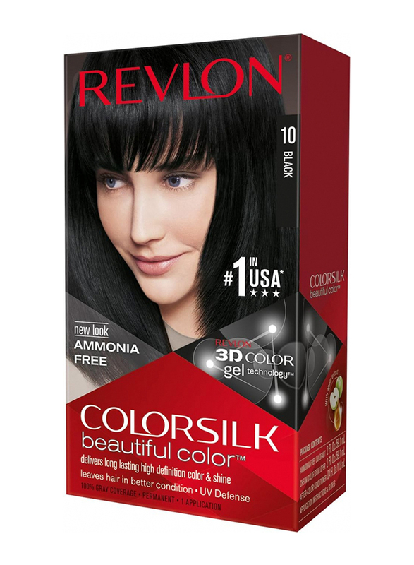 Revlon 3D Colour Gel, 130ml, 10 Black