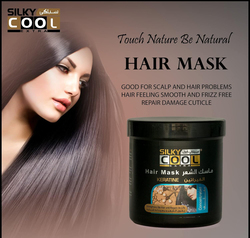 Silky Cool Keratine Deep Treatment Hair Mask for Damaged Hair, 1000ml