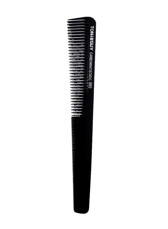 Toni & Guy Carbon Antistatic Hair Comb Black 980, 1 Piece