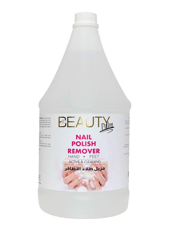 Beauty Palm Hand & Feet Active & Fast Cleaning Nail Polish Remover, 3.78 Litre, Clear