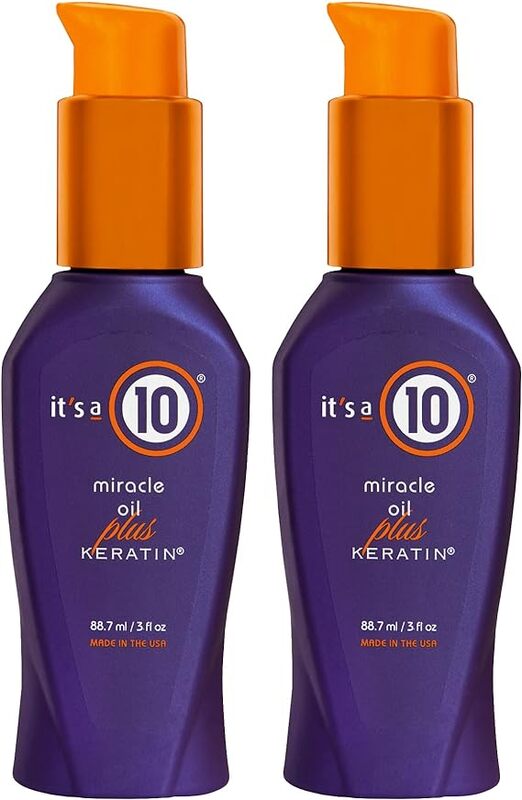 It's a 10 Miracle Oil plus Keratin 3 oz. (Pack of 2)