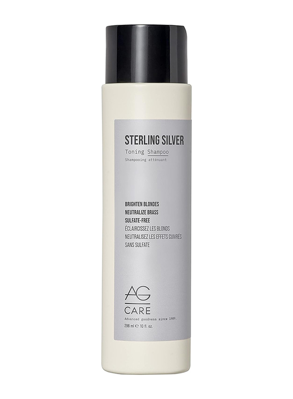 AG Care Sterling Silver Toning Shampoo for Coloured Hair, 296ml