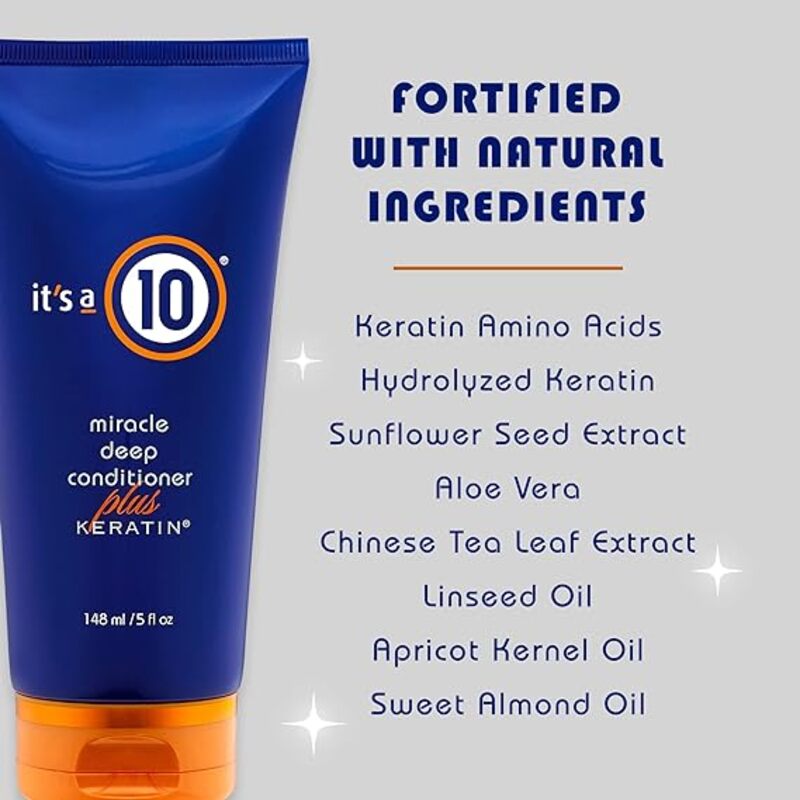 It's A 10 Haircare Miracle Deep Conditioner Plus Keratin, 5 fl. oz.