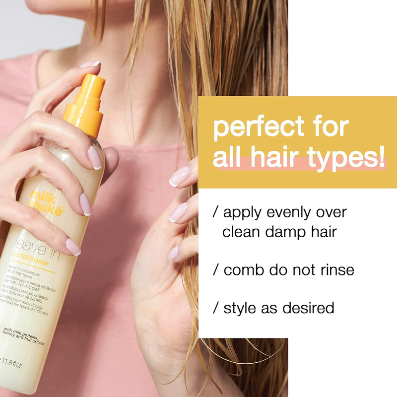 Milk Shake Leave-In Conditioner Detangler Spray for All Hair Types, 2 Pieces