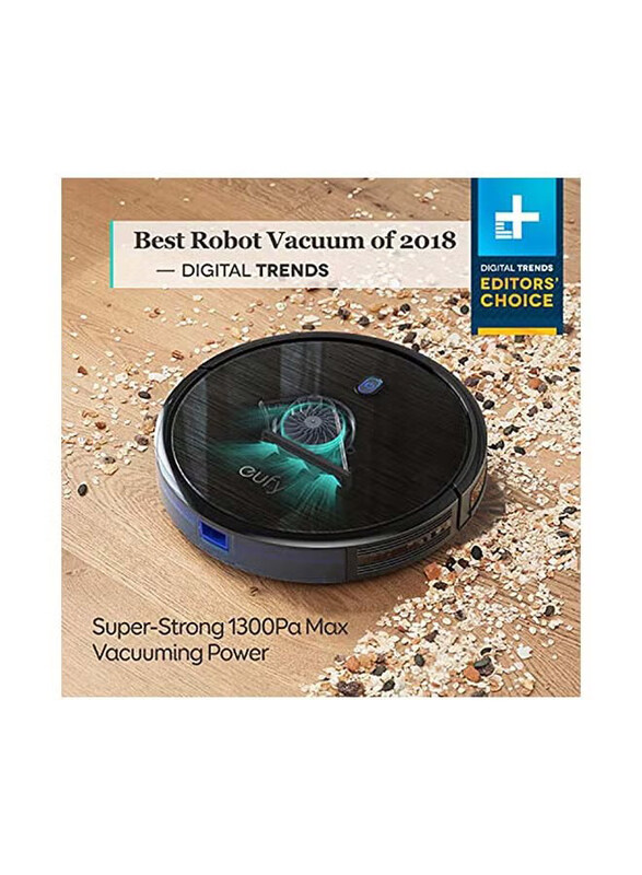 Eufy BoostIQ RoboVac 11S (Slim) Robot Vacuum Cleaner, AK-848061065329, Black