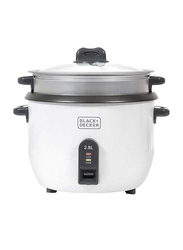 Black+Decker 2.8L Automatic Rice Cooker, 1100W, RC2850, Multicolour