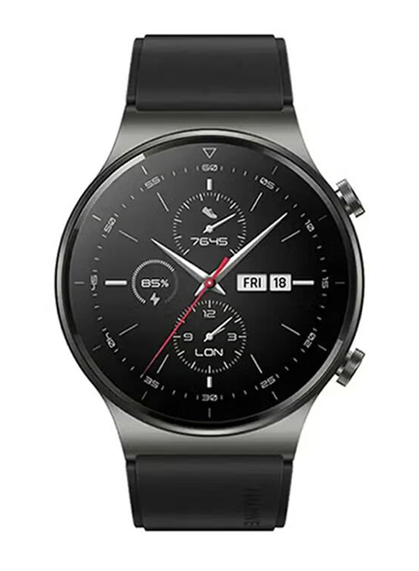 Huawei GT2 Pro Fluoroelastomer Smartwatch, Night Black