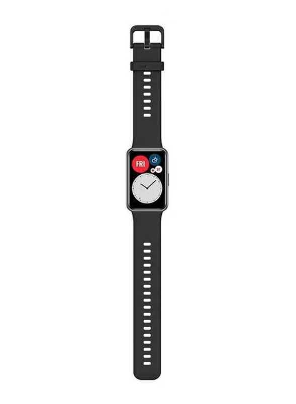 Huawei Watch Fit 41.6mm Amoled Display Smartwatch, GPS, Graphite Black