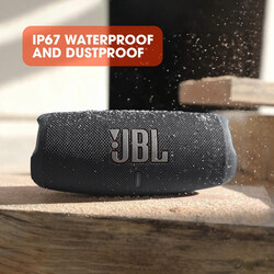 JBL Charge 5 Splashproof Portable Bluetooth Speaker, Black