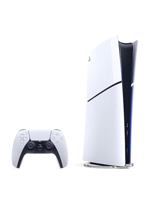 Sony PlayStation 5 Slim Digital Edition (2023) Console, 1TB, With 1 Controller, International Version, White