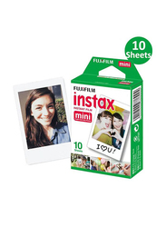 Fujifilm Instax Mini 11 Instant Film Camera with 10 Films Sheets, 16MP, Blush Pink