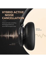 Soundcore Life Q30 Bluetooth Headphones, Hybrid Active Noise Cancelling Wireless On-Ear Headphones, Black