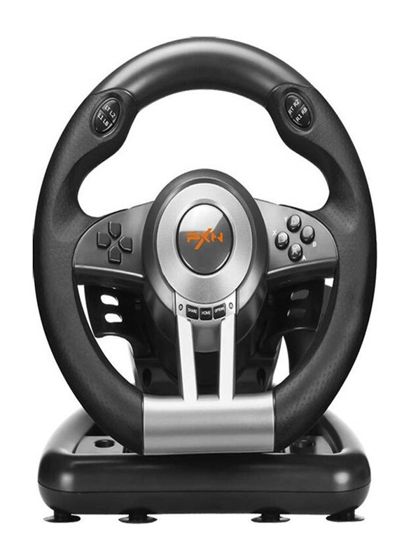 Pxn 5-In-1 Racing Wheel for PlayStation PS3 /PS4/ Xbox One/Xbox Series X/S/ PC and Nintendo Switch, Black