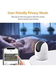 Imou 1080MP Indoor Wi-Fi Security Pan/Tilt Dome Home Surveillance Camera, White