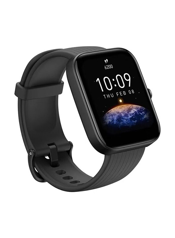 Amazfit Bip 3 Smartwatch, Black