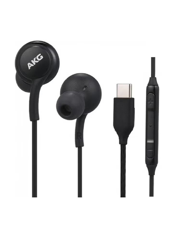 Samsung AKG Type C Wired On-Ear Earphones, Black