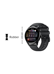 Huawei Watch 3 36.32mm Smartwatch, GPS, Black