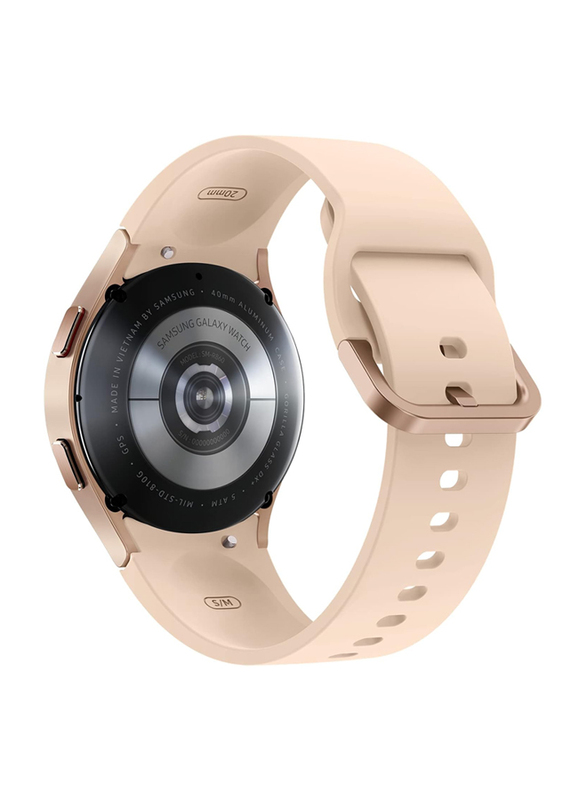 Samsung Galaxy Watch4 40mm Smartwatch with Bluetooth, UAE Version, Pink Gold