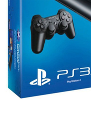 Sony PlayStation PS3 Super Slim Gaming Console, 500GB, With 1 Dualshock 4 Wireless Controller (Box Damage), Black