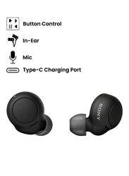 Sony WF-C500 Truly Wireless In-Ear Bluetooth Earbud With Mic And IPX4 Water Resistance, Black