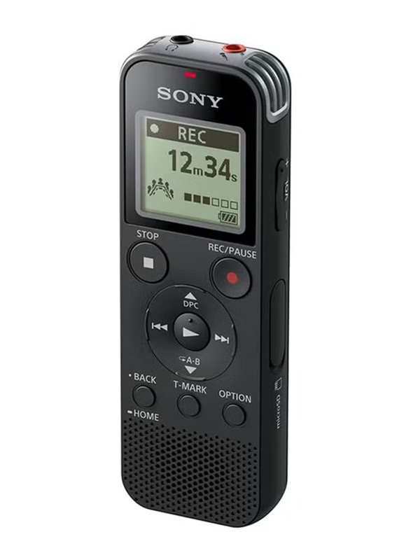 Sony Digital Voice Recorder with Built-in USB, ICD-PX470, Black