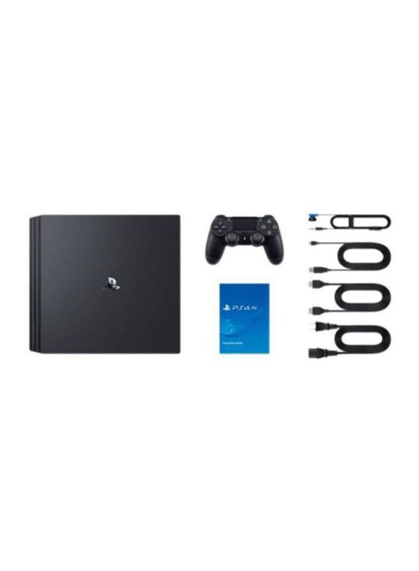Sony PlayStation PS4 Pro Console, 1TB, With 1 Dualshock 4 Wireless Controller, Jet Black