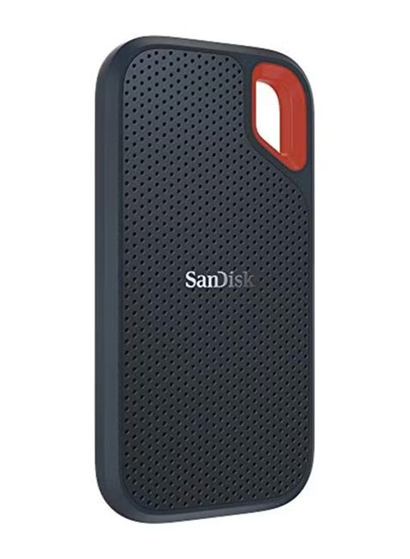 SanDisk 2TB SSD Extreme USB-C External Portable Hard Drive, USB 3.1, SDSSDE602T00G25, Black