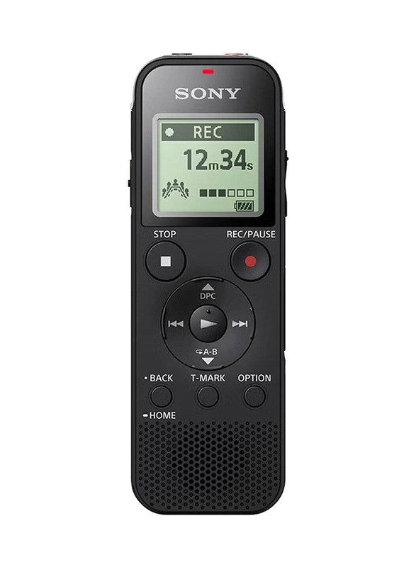 Sony Digital Voice Recorder with Built-in USB, ICD-PX470, Black