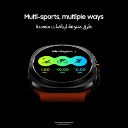 Samsung Galaxy Watch Ultra 47mm Smartwatch with LTE, UAE Version, Titanium Silver