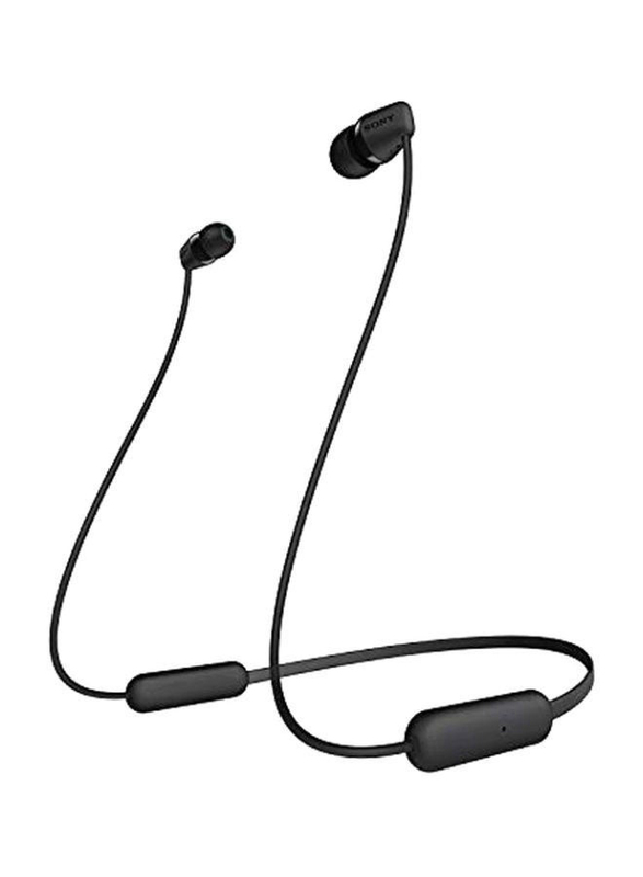 Sony Wireless In-Ear Earphones with Mic, WI-C200, Black