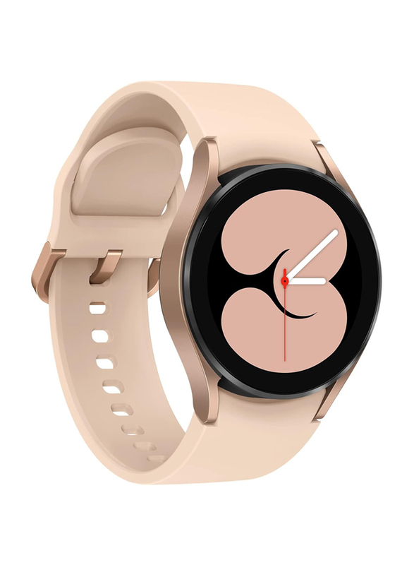 Samsung Galaxy Watch4 40mm Smartwatch with Bluetooth, UAE Version, Pink Gold