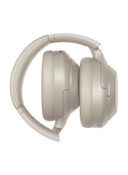 Sony Wireless Over-Ear Noise Cancelling Headphone with Mic, Wh-1000Xm4, White