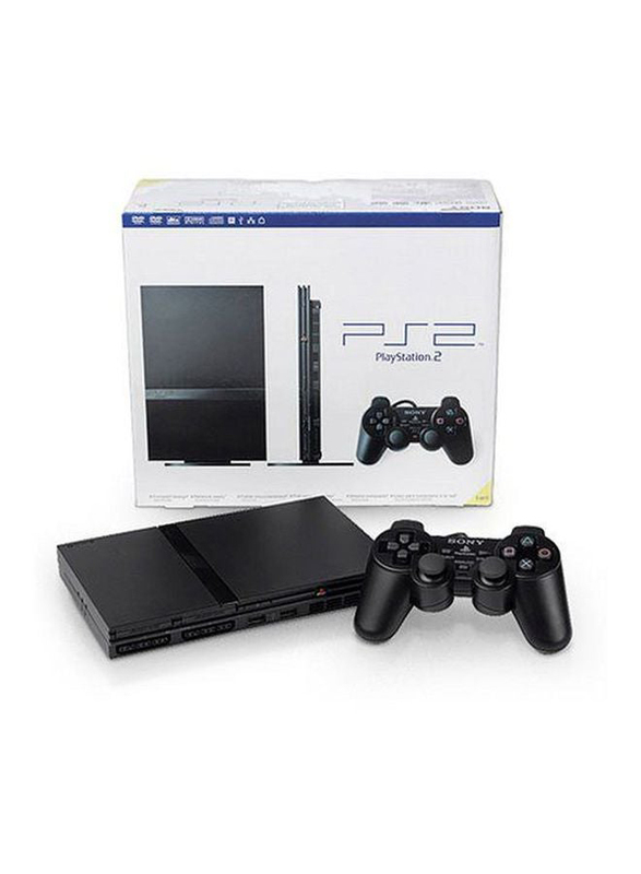 Sony PlayStation PS2 Slim Console, 40GB, With 1 Dualshock Controller, Black