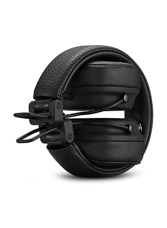 Marshall Major IV Foldable Bluetooth Wired/Wireless On-Ear 80+ Hours of Playtime Headphones, Black