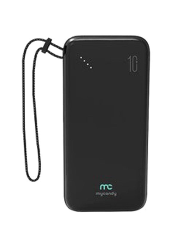 

Mycandy 10000mAh Fast Charging Power Bank, Black