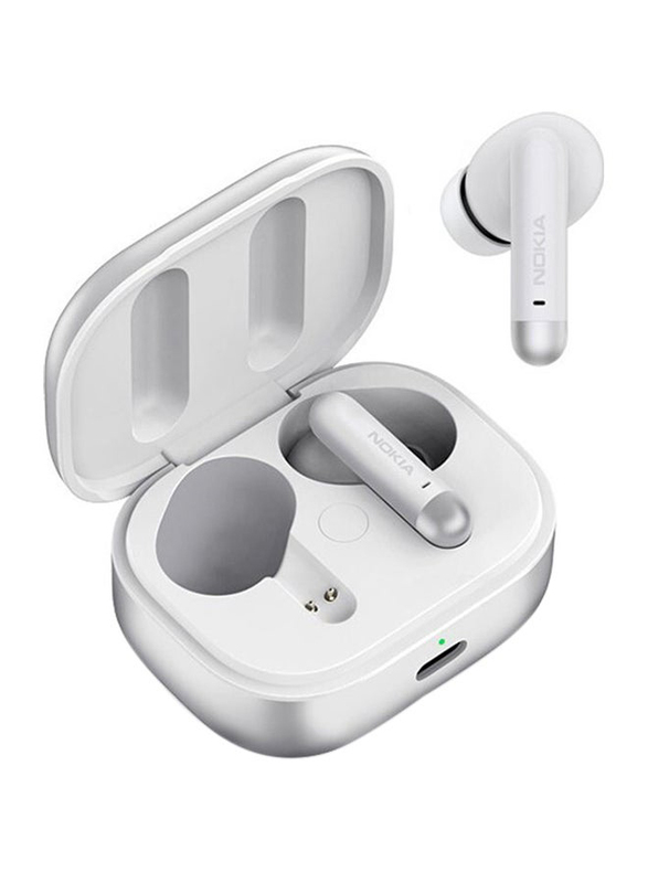 Nokia Wireless In-Ear Earbuds With Charging Case, White