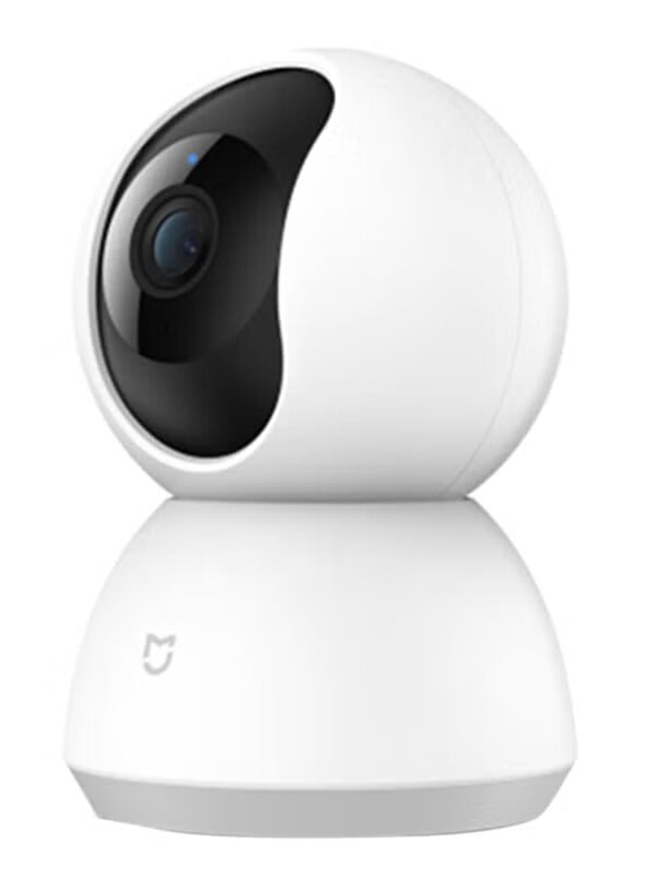 Xiaomi Mi Wi-Fi IP Day/Night Vision Dome 2MP 1080P FHD Stand Alone Camera, White