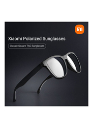 Xiaomi Polarized Full-Rim Square Sunglasses Unisex, Black Lens