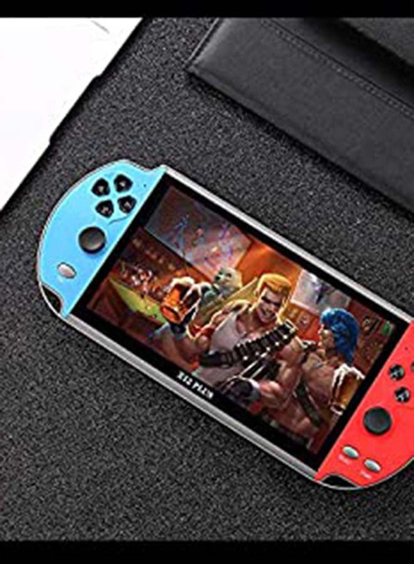 Retro Handheld Video Game Consoles, With Double Rocker, Red/Blue/Black