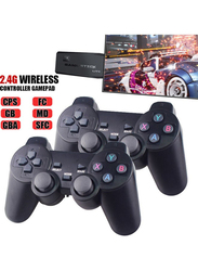 2.4G Wireless Controller Gamepad for Monitors and Multimedia Interface Input, Black