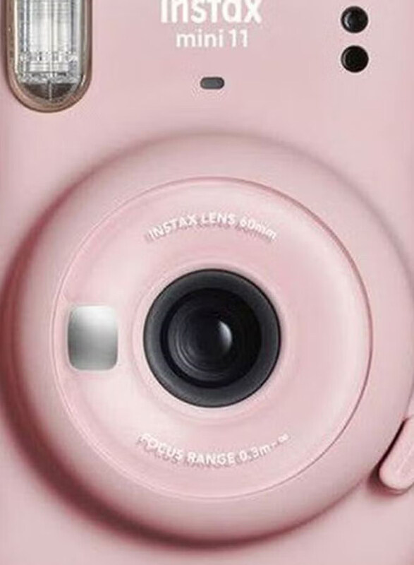 Fujifilm Instax Mini 11 Instant Film Camera with 10 Films Sheets, 16MP, Blush Pink