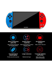 Retro Handheld X12 Plus Multi-Function Gaming Console, Red/Blue/Black