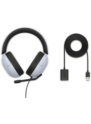 Sony MDRG300 Inzone H3 Wired Over Ear Gaming Headphones with 360 Spatial Sound for PlayStation PS5 and PC, White