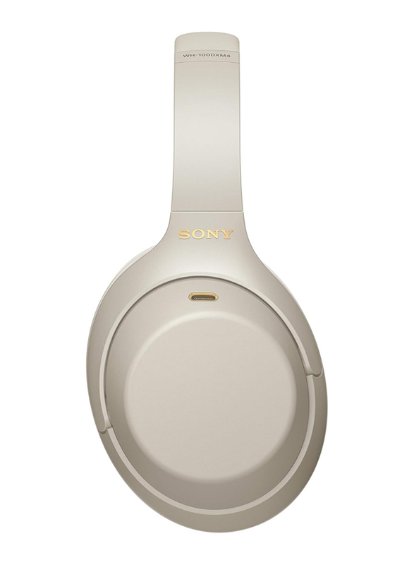 Sony Wireless Over-Ear Noise Cancelling Headphone with Mic, Wh-1000Xm4, White