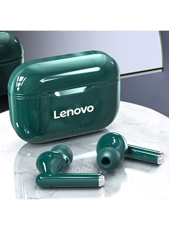 Lenovo LP1-Green Wireless/Bluetooth In-Ear Earphones, Green