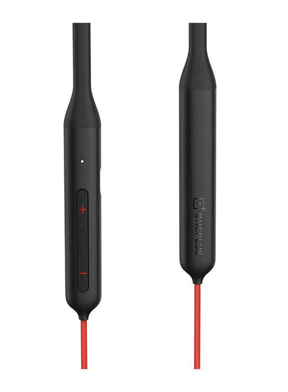 OnePlus Bullets Z Wireless/Bluetooth In-Ear Noise Cancelling Earphones, Red/Black